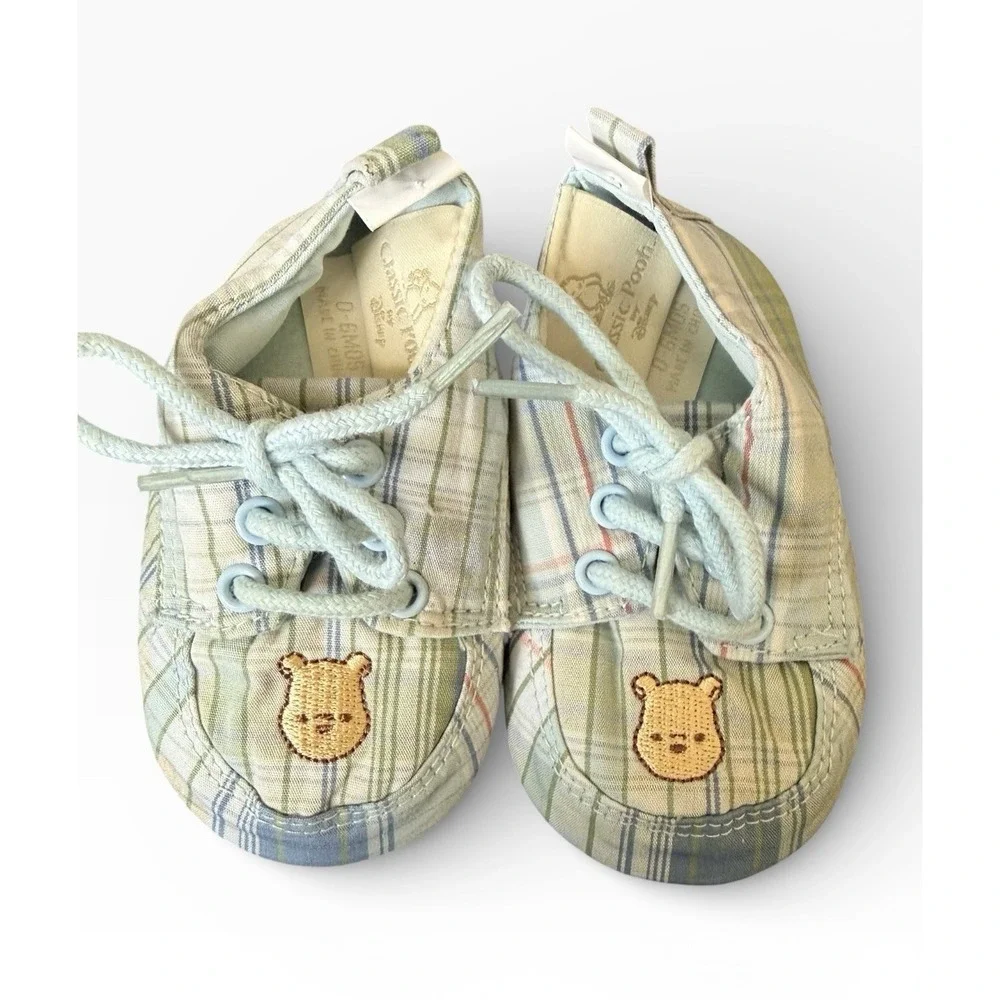 Lot of 6 Baby Boy Shoes NB 0-3M 3-6M Classic Pooh By Disney Carter's Gerber